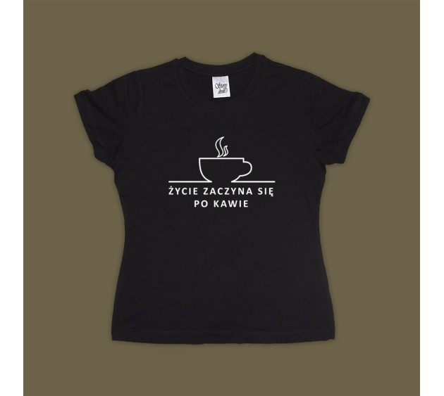 Koszulka o kawie - życie po kawie