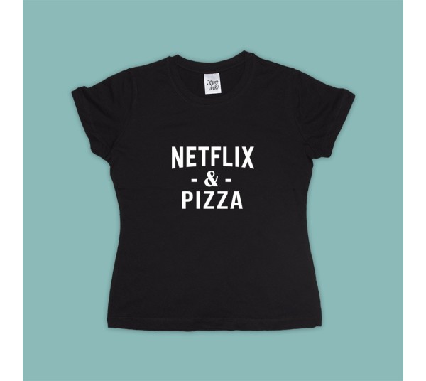 Koszulka netflix and pizza