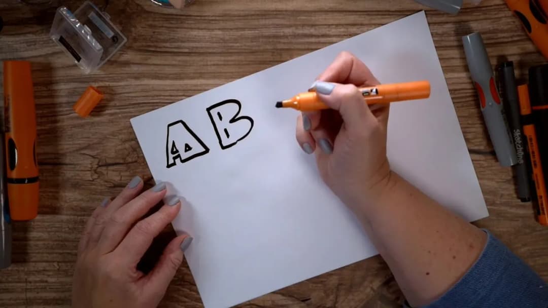 Jak narysować litery drukowane - proste triki, które zaskoczą każdego